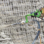 DINOSAURO - DINOSAURO se ve stavebnictví používá pro aplikaci stříkaných betonů. 
